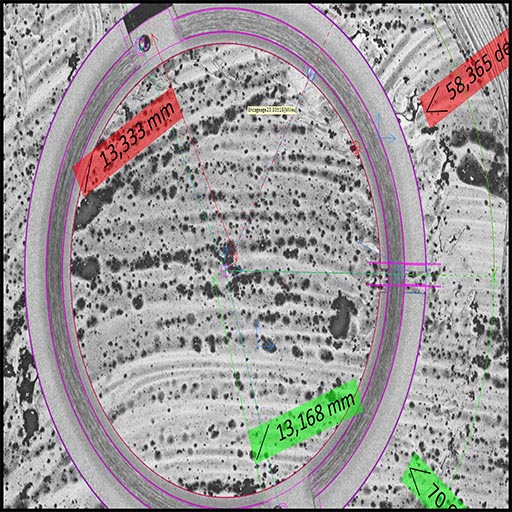 Mesures en plein champ : plus de problèmes d’erreurs de mesures liées à une détection de rayure.